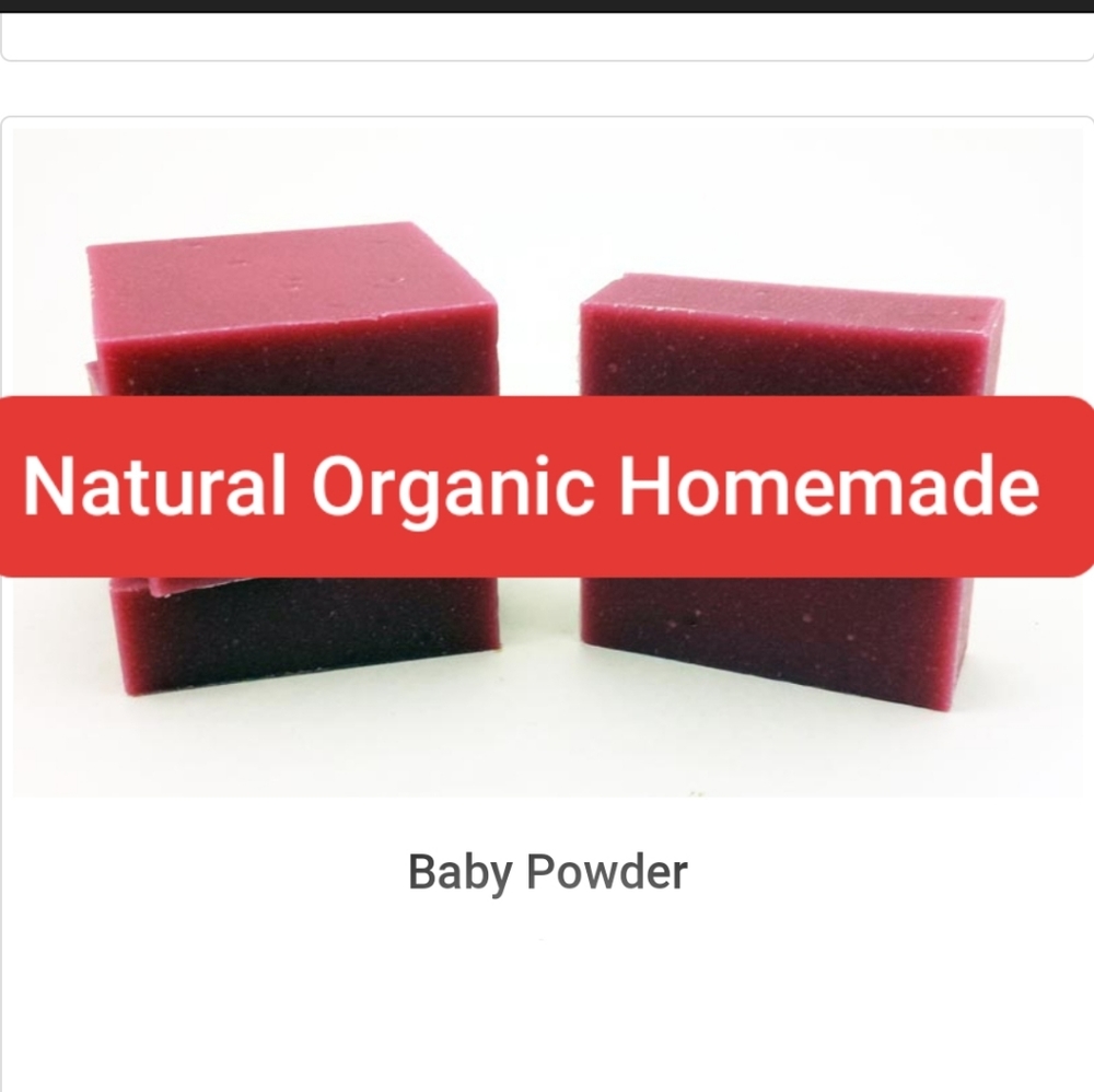 Homemade Baby Powder Soap